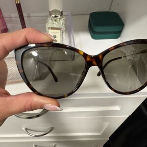 Jimmy Choo Tortoiseshell Women’s Sunglasses - Brown Lenses